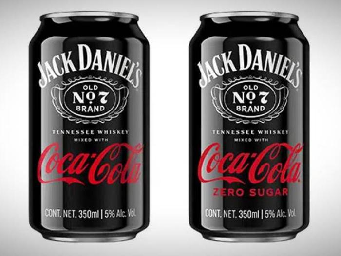 Así sera la combinación de Jack Daniel's y Coca cola en una misma lata