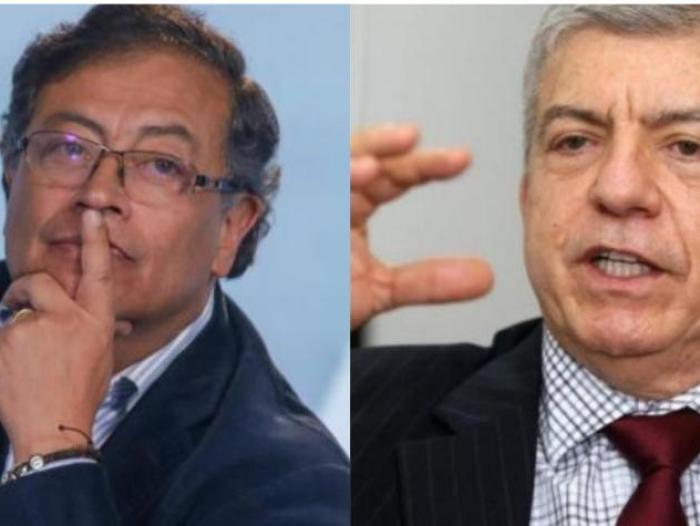 Gustavo Petro, presidente electo de Colombia; y César Gaviria, director del Partido Liberal.