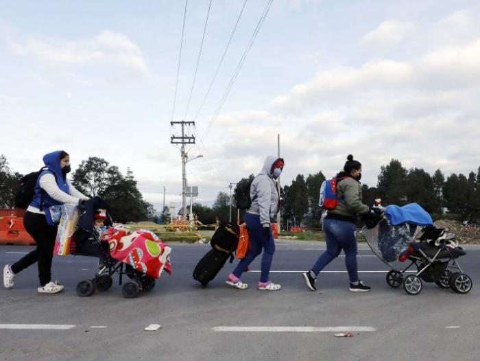 Migrantes venezolanos