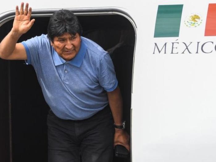 BBC Mundo: Evo Morales llega a Mexico