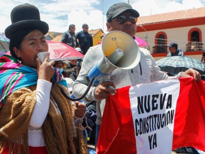 BBC Mundo: Manifestantes pro Pedro Castillo en Puno, Perú. 16 de diciembre 2022