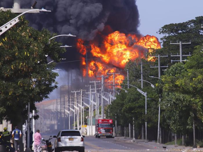 Incendio en Barranquilla