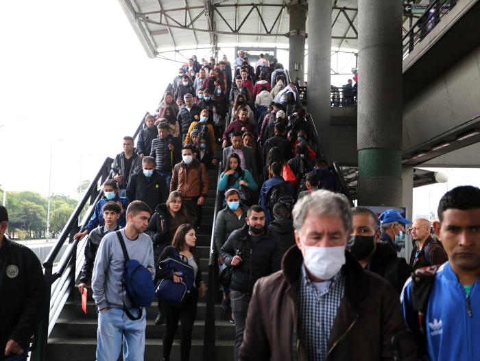 Pasajeros de Transmilenio