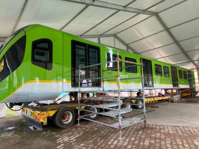 Vagón del metro de Bogotá.