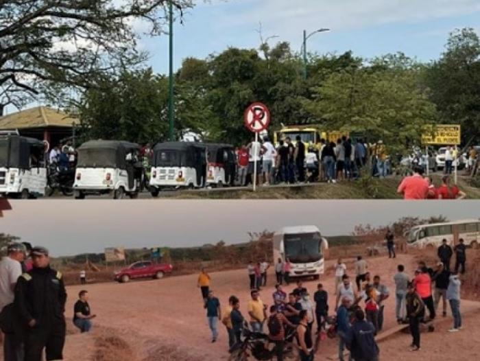 Bloqueos en Rubiales, Puerto Gaitán