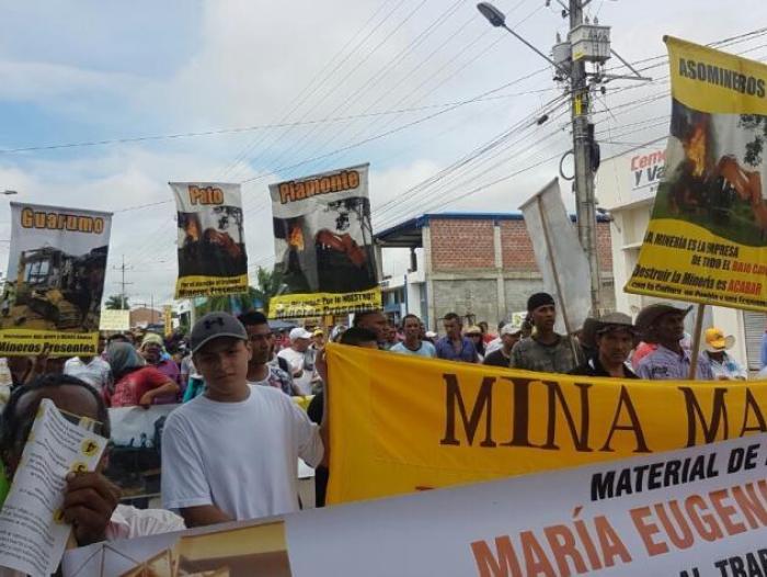 Paro minero en Antioquia