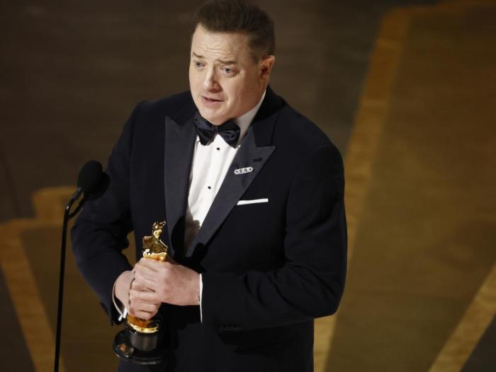 Brendan Fraser, ganador del Óscar por 'The Whale'