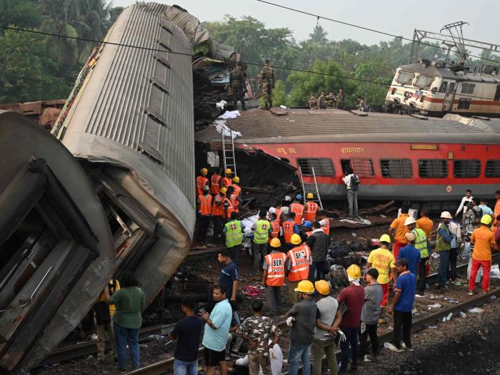 Accidente de tren en India