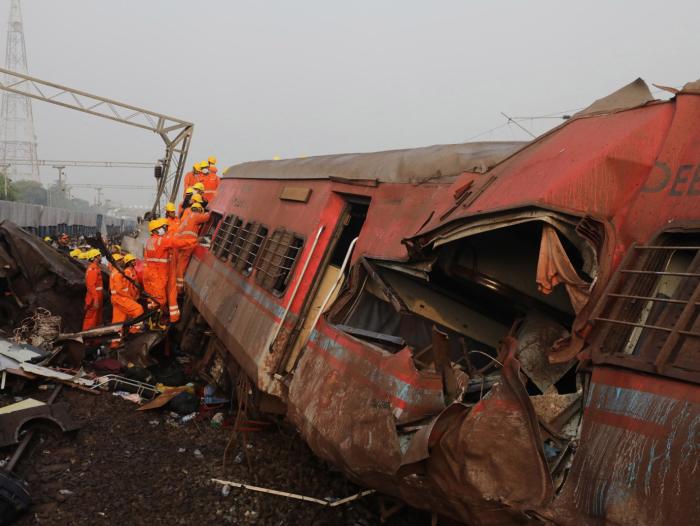 Accidente de tren en India