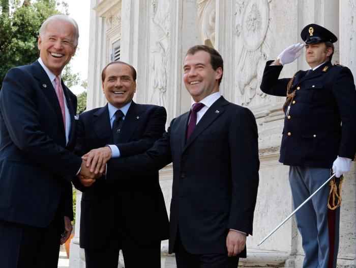 Berlusconi y Joe Biden