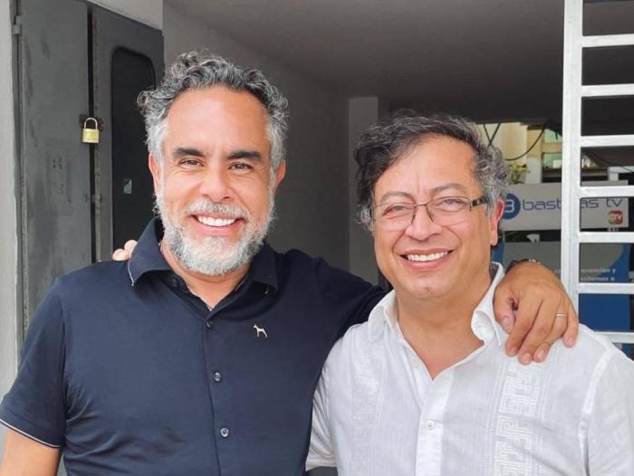 Armando Benedetti y Gustavo Petro