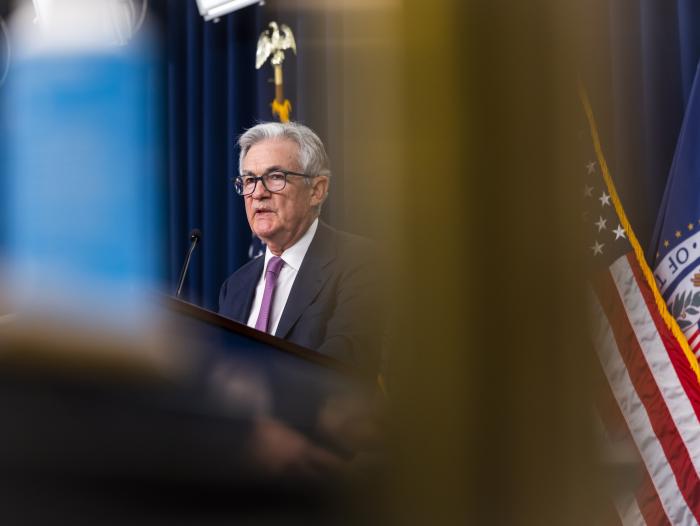 Jerome Powell, presidente de la Fed