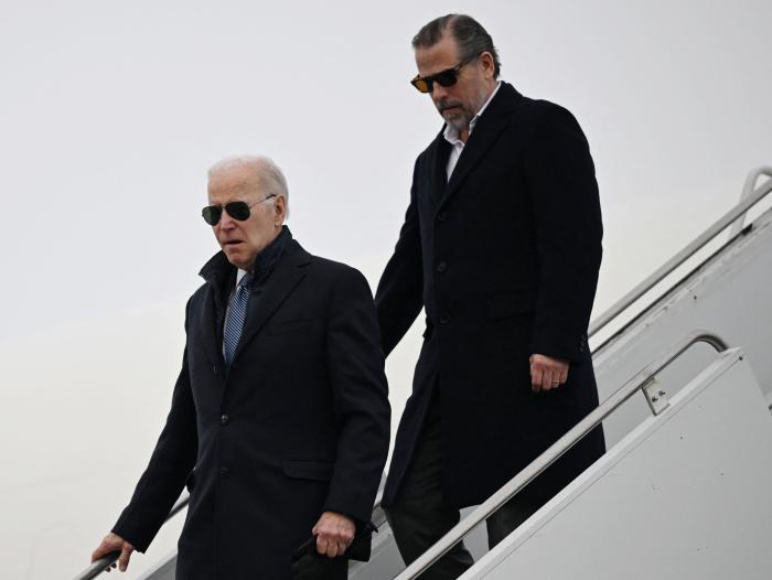 Hunter y Joe Biden