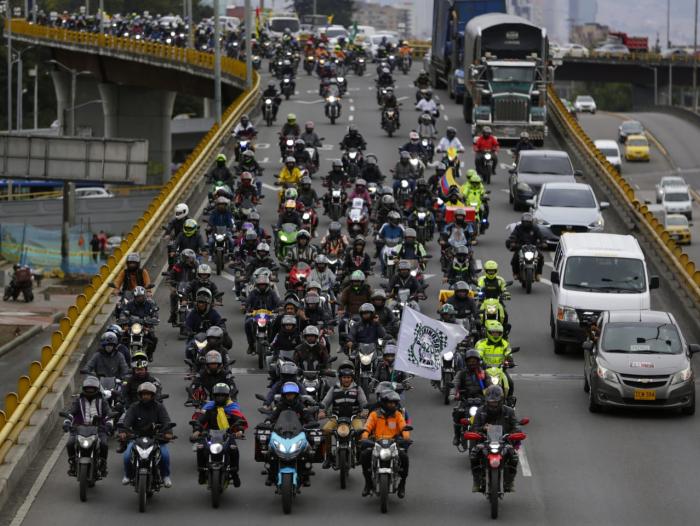 Movilización de motociclistas