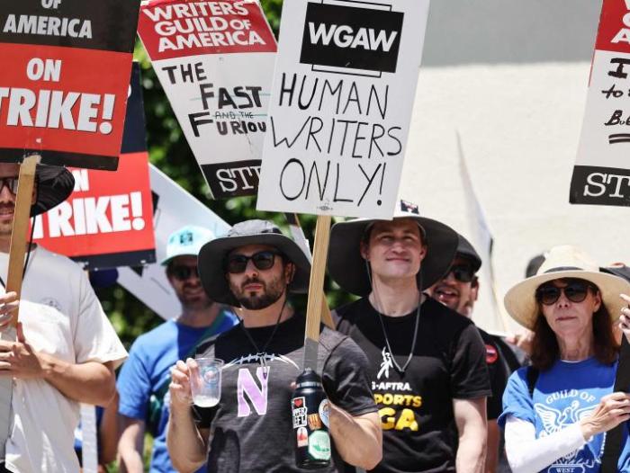 Protestas en Hollywood