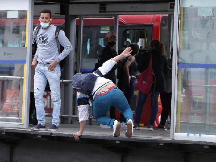 Colados en TransMilenio