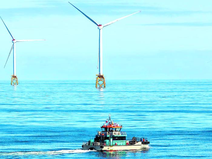 Proyecto eólico en el mar