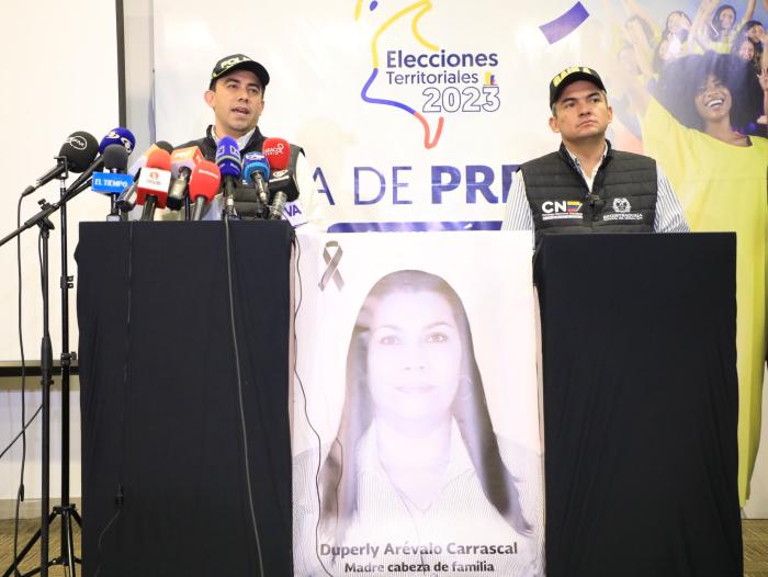 Registraduría rechazó asesinato de Duperly Arévalo