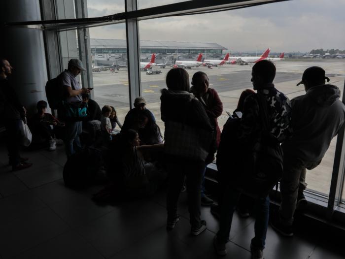 Retrasos en el aeropuerto El Dorado