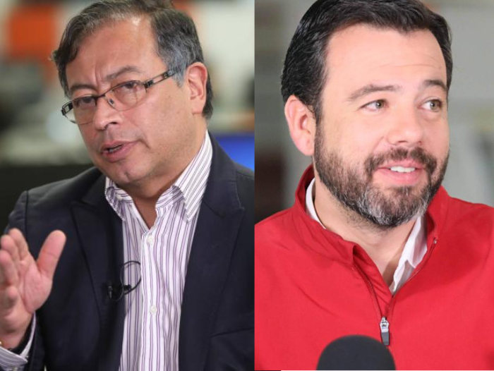 Presidente Gustavo Petro y el alcalde electo de Bogotá, Carlos Fernando Galán