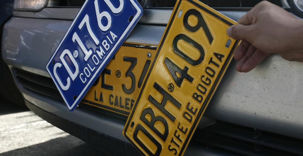 Mintransporte halló placas canceladas que están circulando