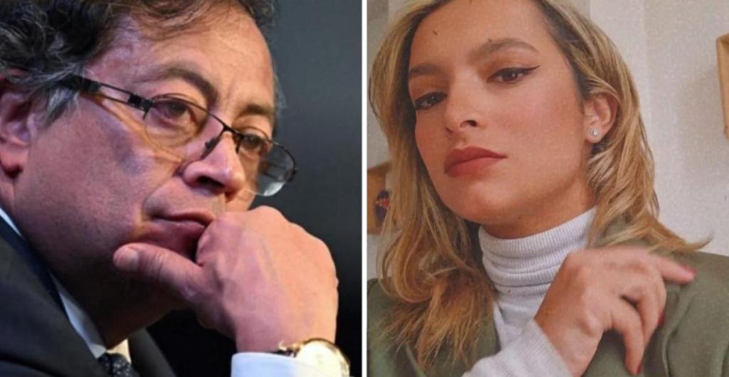 Gustavo Petro y su hija Andrea Petro