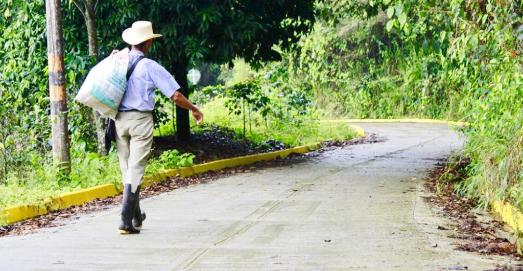 Vìas en zona rural