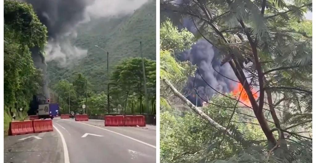 Incendio Vía al Llano - 26 de diciembre.