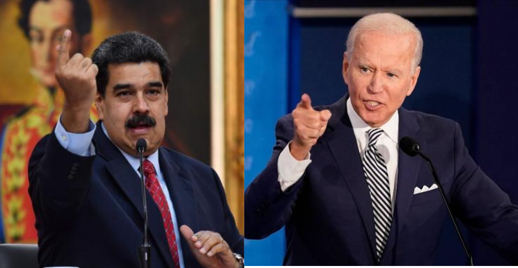 Nicolás Maduro y Joe Biden