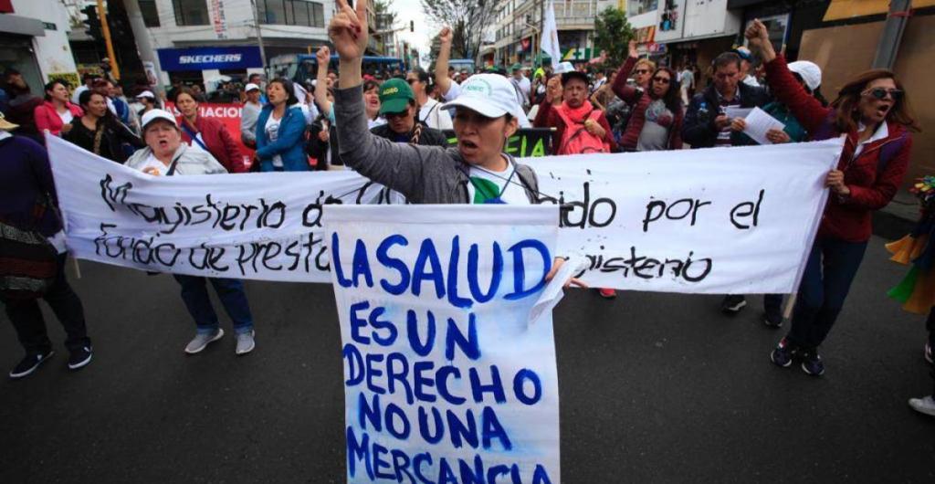 Marcha de profesores