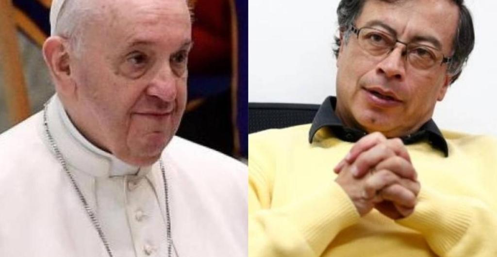 Papa Francisco y presidente Gustavo Petro