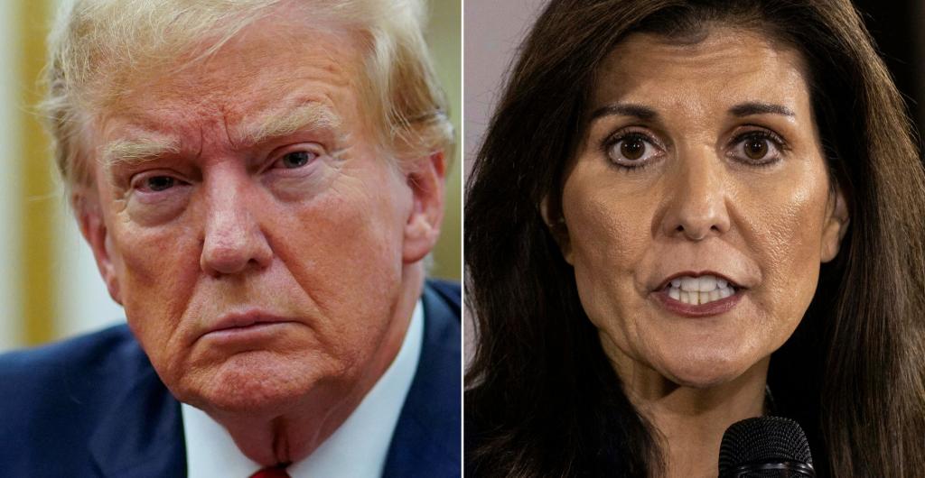 Donald Trump y Nikki Haley