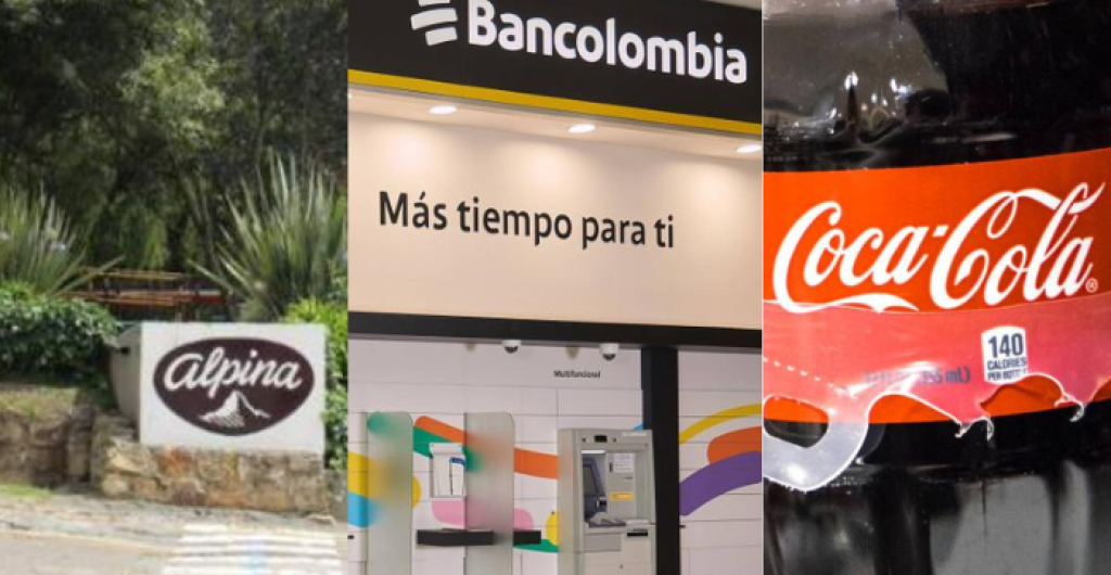 Alpina, Bancolombia y Coca-Cola