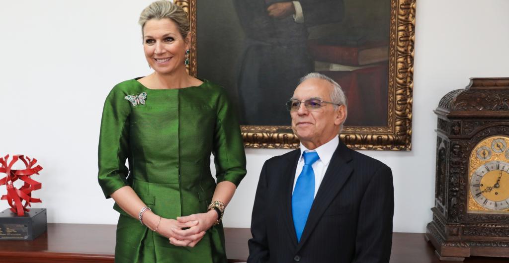 Reunión Minhacienda y Reina Máxima de Países Bajos