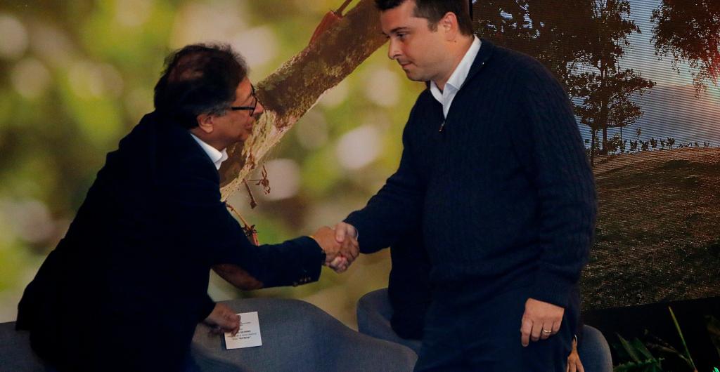 Gustavo Petro y Gabriel Gilinski