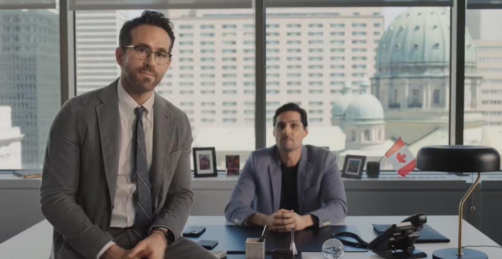 Ryan Reynolds y Phil Fayer, CEO de Nuvei