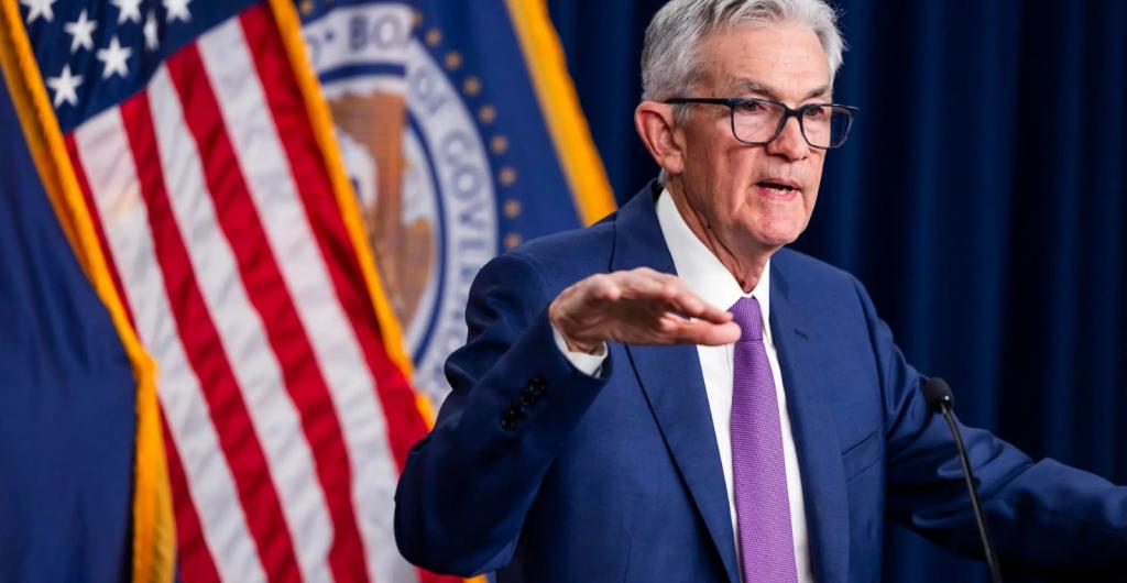 Jerome Powell, presidente de la Fed