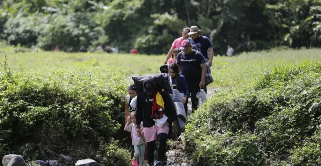 Migrantes en la Selva del Darien