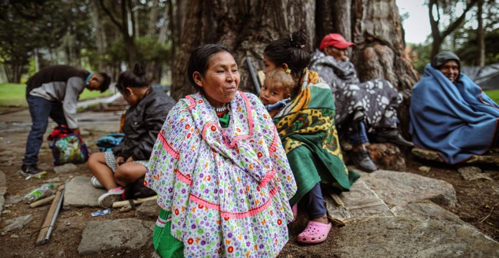 Indígenas de la comunidad embera Katio en el Parque Nacional