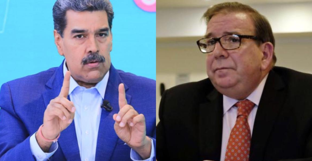 Nicolás Maduro y Edmundo González