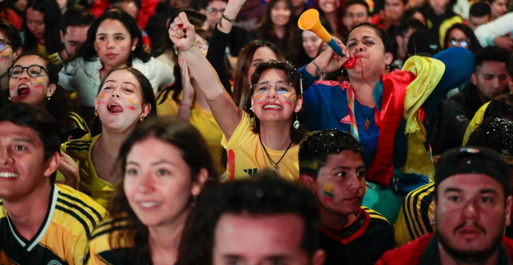 Aficionados de la selección colombiana de fútbol