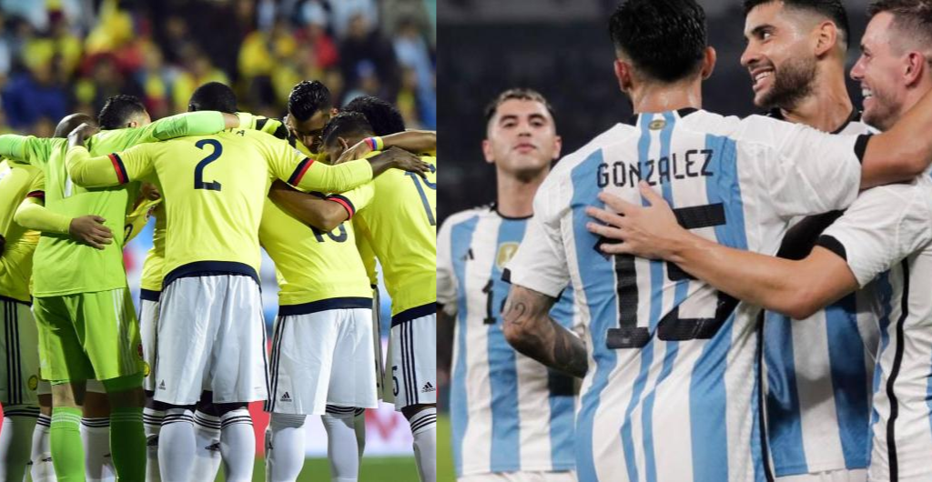 Selección Colombia y Argentina