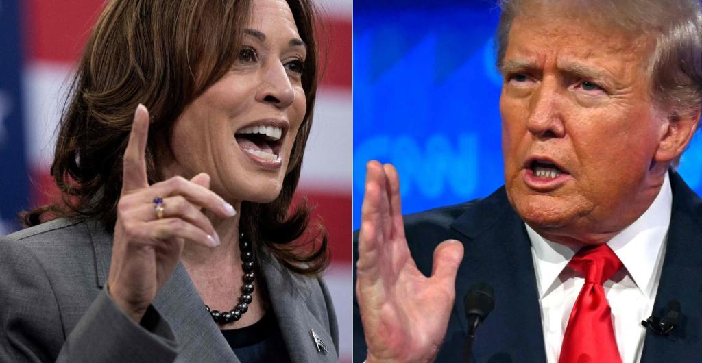 Kamala Harris y Donald Trump