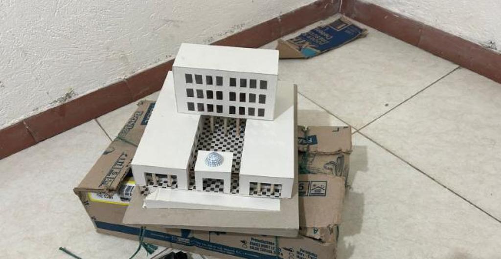 Maqueta del Palacio de Justicia