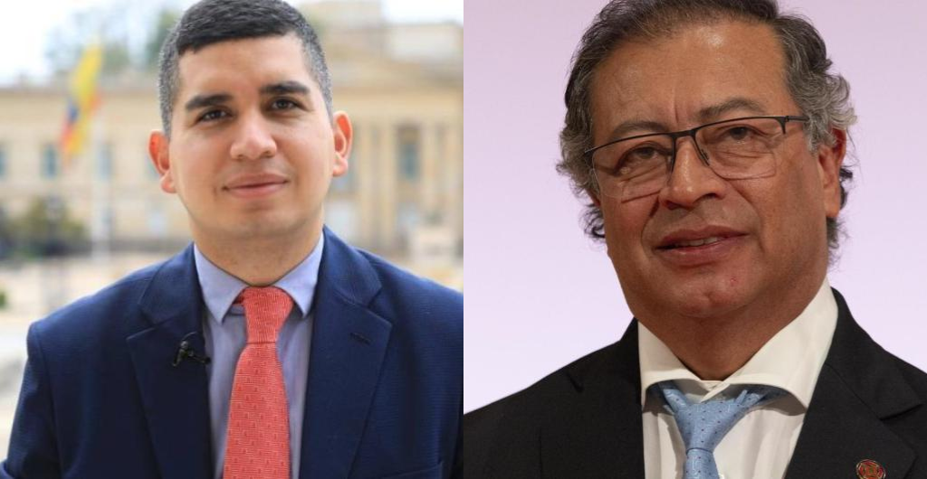 Johnatan Malagón y Gustavo Petro