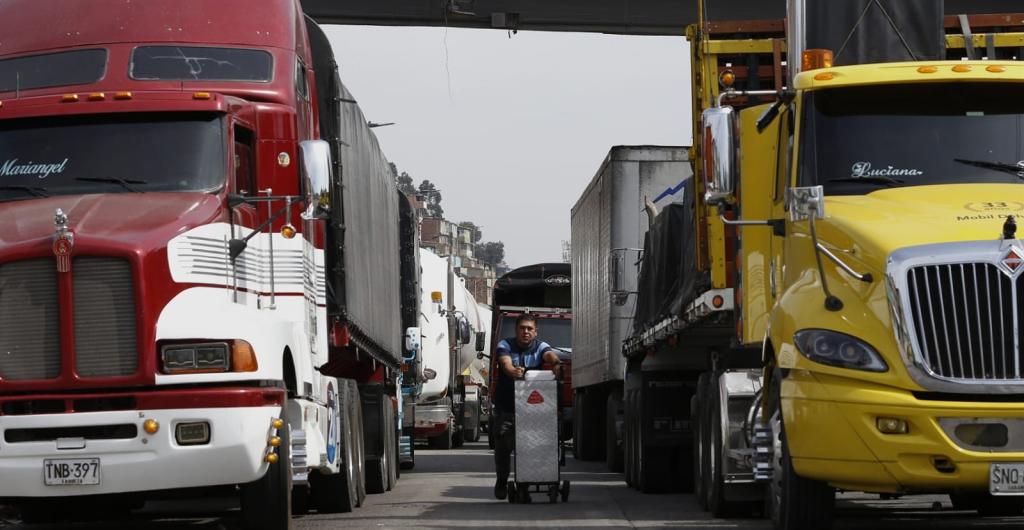 Protesta de camioneros