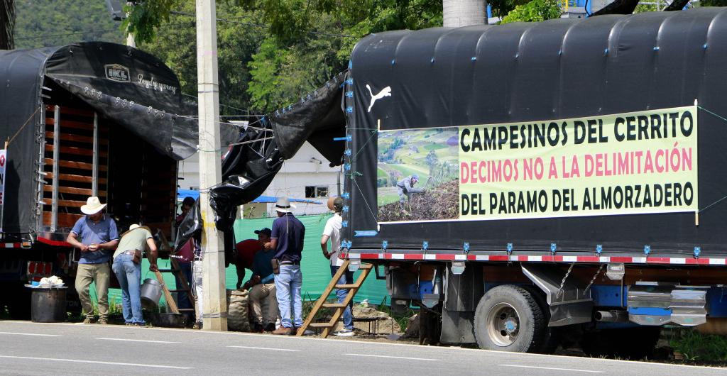 Bloqueos de campesinos