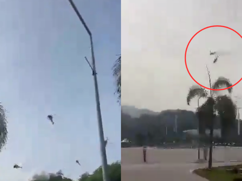 Accidente de helicópteros en Malasia